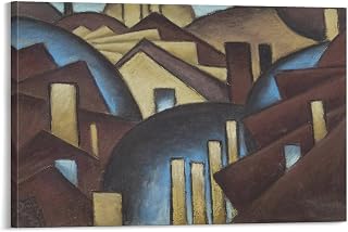 Arthur Dove Nature Symbolized (or Reefs) Abstract Art Poster Poster Cool Artworks Painting Wall Art Canvas Prints Hanging Picture Home Decor Posters Gift Idea 12x18inch(30x45cm)