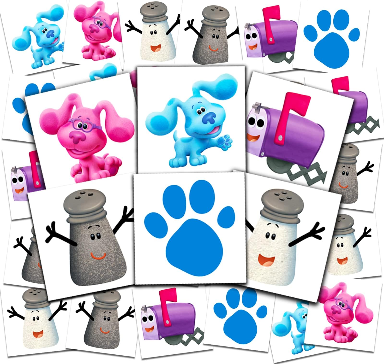 Blues CluesTemporary Tattoos Party Favors Bundle - 70+ Perforated Individual 2x2" Blue's Clues Temporary Tattoos (Blue's Clues Party Supplies Made in U.S.A.)