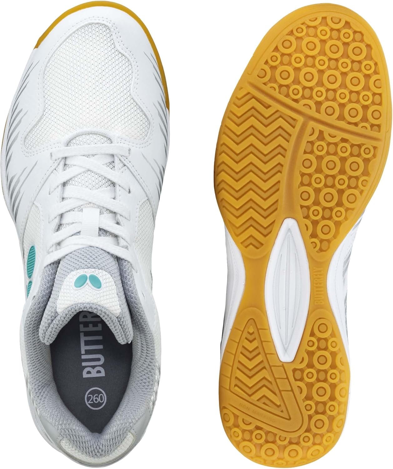 Butterfly Lezoline Vilata Shoes White 9.5 (43 EU, 27.5 JP)