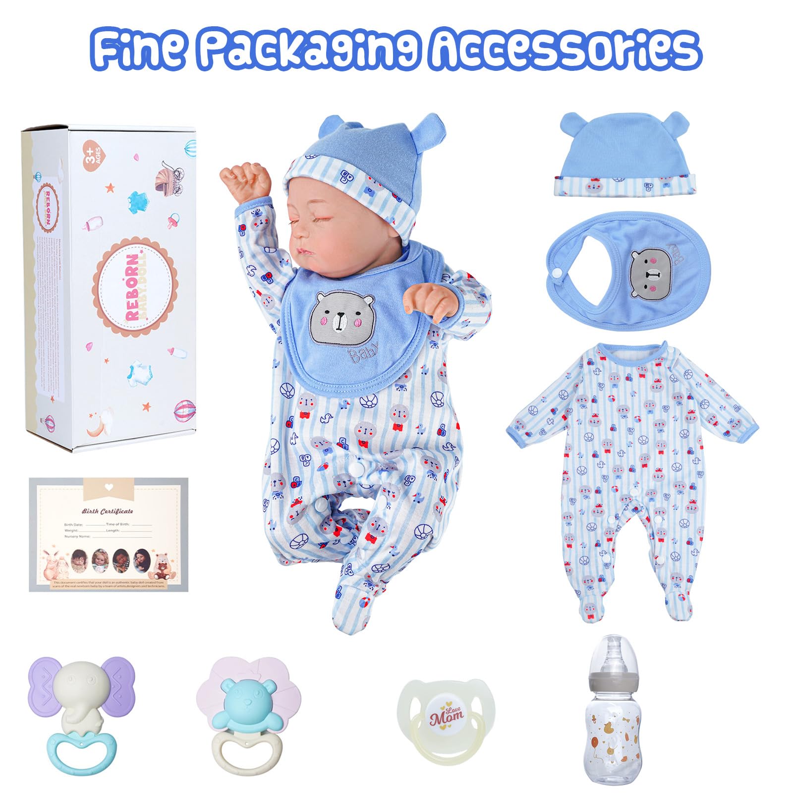 リボーンドール(20cmベビー) Amazon | BABESIDE リボーンベビードール 声の鼓動と呼吸