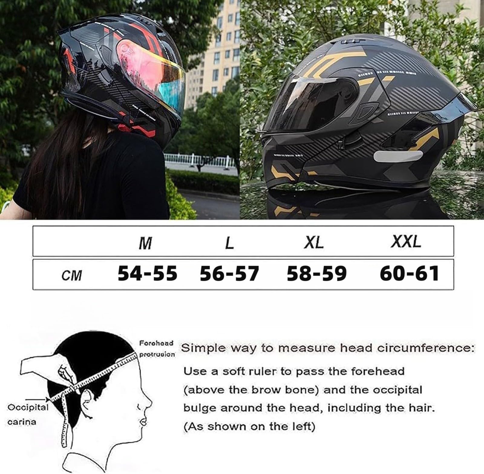 Kask szczękowy z podwójnym wizjerem, kask modułowy z maską na twarz, w zakres dostawy wchodzi kask motocyklowy z certyfikatem ECE, wyjmowana wyściółka wewnętrzna, z wbudowanym mikrofonem