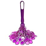 MR CHIPS Made in USA Bingo Magnetic Wand &  Inch Purple 100 Upgraded Pieces Chips Plastic with Metal Rings - Support American Jobs