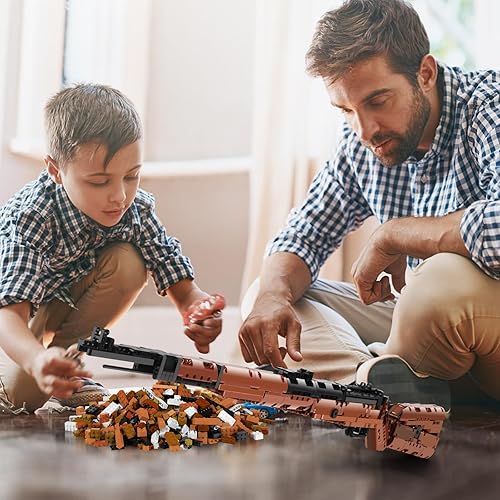 Miniatura 5 de 1025 piezas de bloques de construcción de armas de modelo, juguetes educativos - Juguetes de construcción 11 para niños de 8 a 12 años, Halloween,