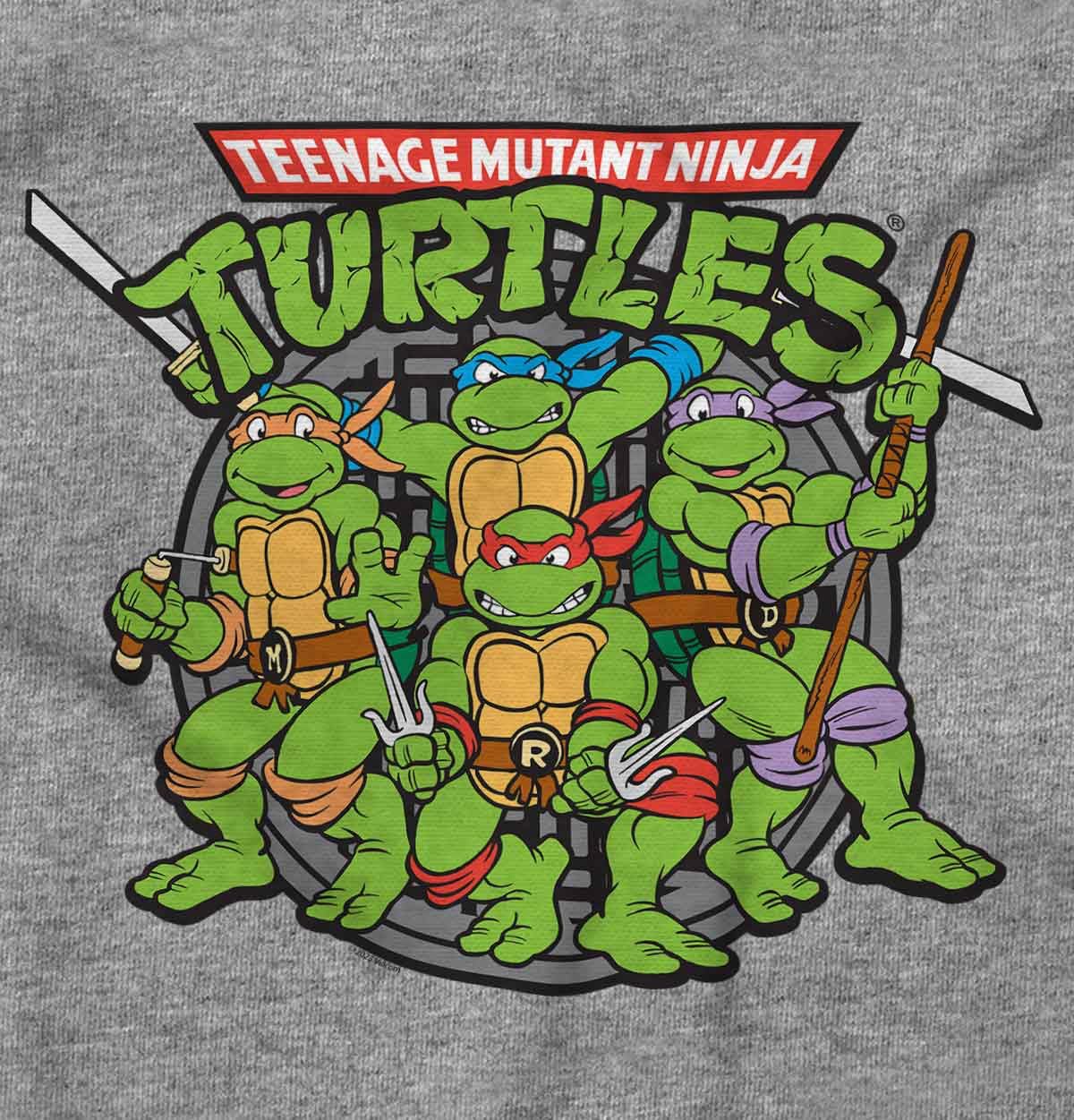 Brisco Brands Teenage Mutant Ninja Turtles Group Baby Romper Boys or Girls