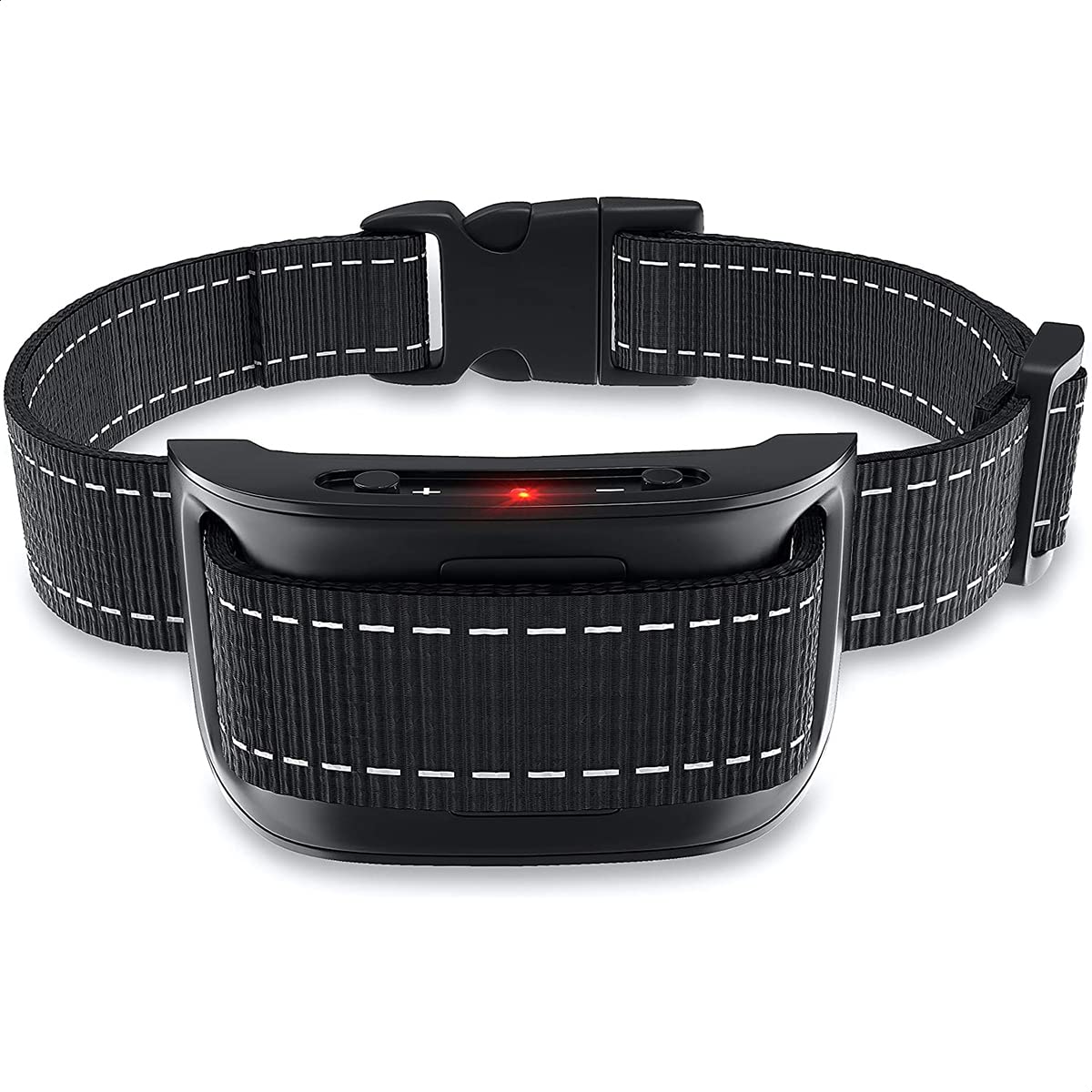 Strex Banda antiladridos para Perros - 3-60KG - Sin Choque - Vibración y Audio - Banda Anti Ladridos