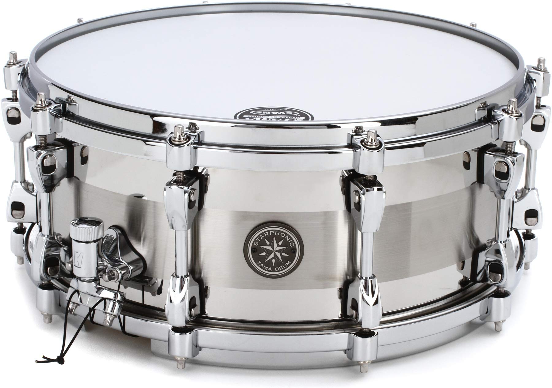 Tama Starphonic Series Snare Drum - 6 Inches X 14 Inches Stainless Steel