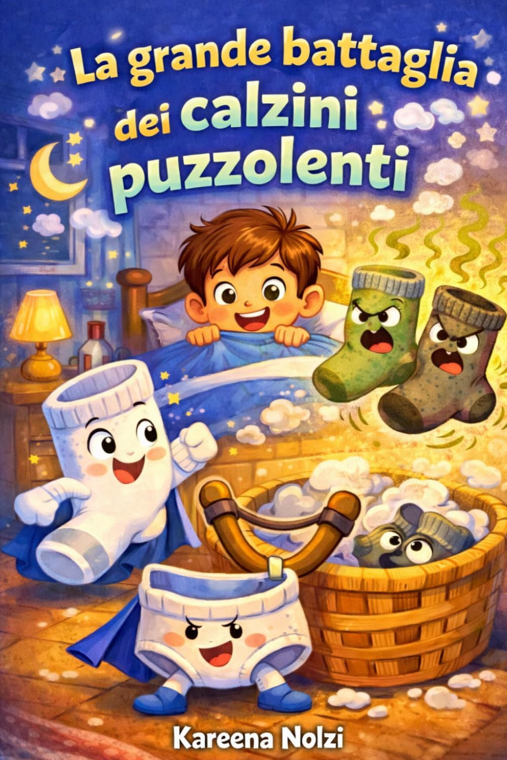 La grande battaglia dei calzini puzzolenti: Una storia divertente per la buonanotte (I Piccoli Eroi Schifosetti)