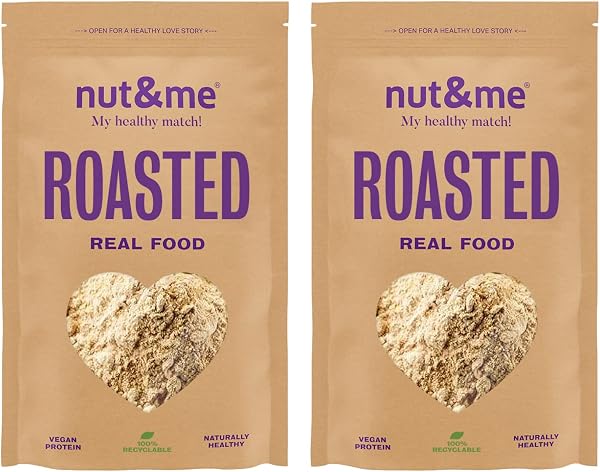 Beurre de cacahuète en poudre sans matières grasses 400 gr nut&me | 100% naturel et végétalien | Peanut Butter Powder | Protéines de haute qualité | Sans gluten | Pack 2 x 200 g - 1