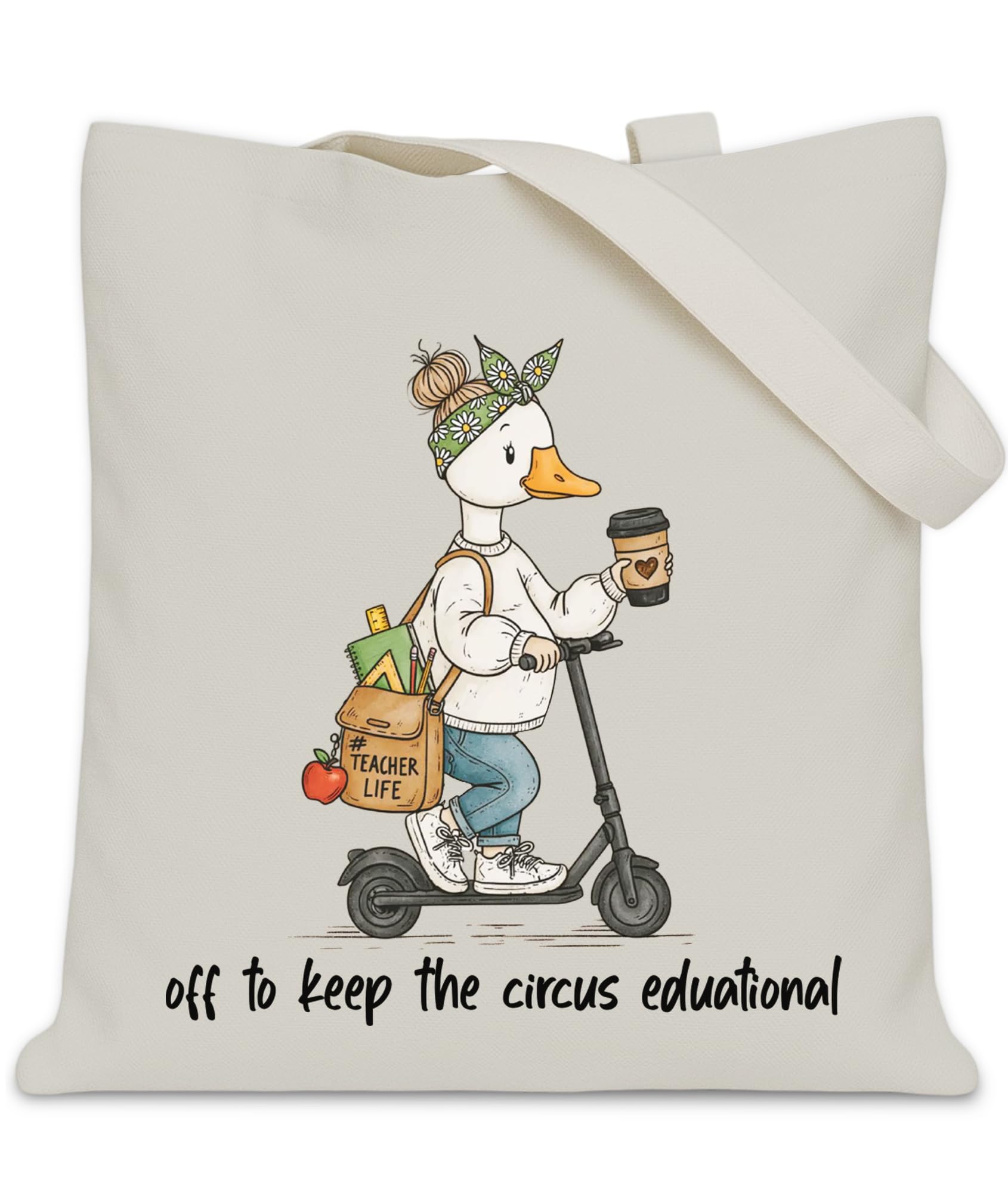 Aesthetic Tote Bag for Women Girls, Stylish Tote Bag for Friends Besties Coworker