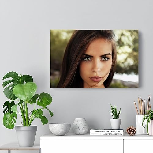 Miniatura 7 de PENCHAIN Póster de Marlen Álvarez - Póster artístico para decoración de pared, lienzo para dormitorio, 08 x 12 pulgadas (7.9 x 11.8 in) estilo marco