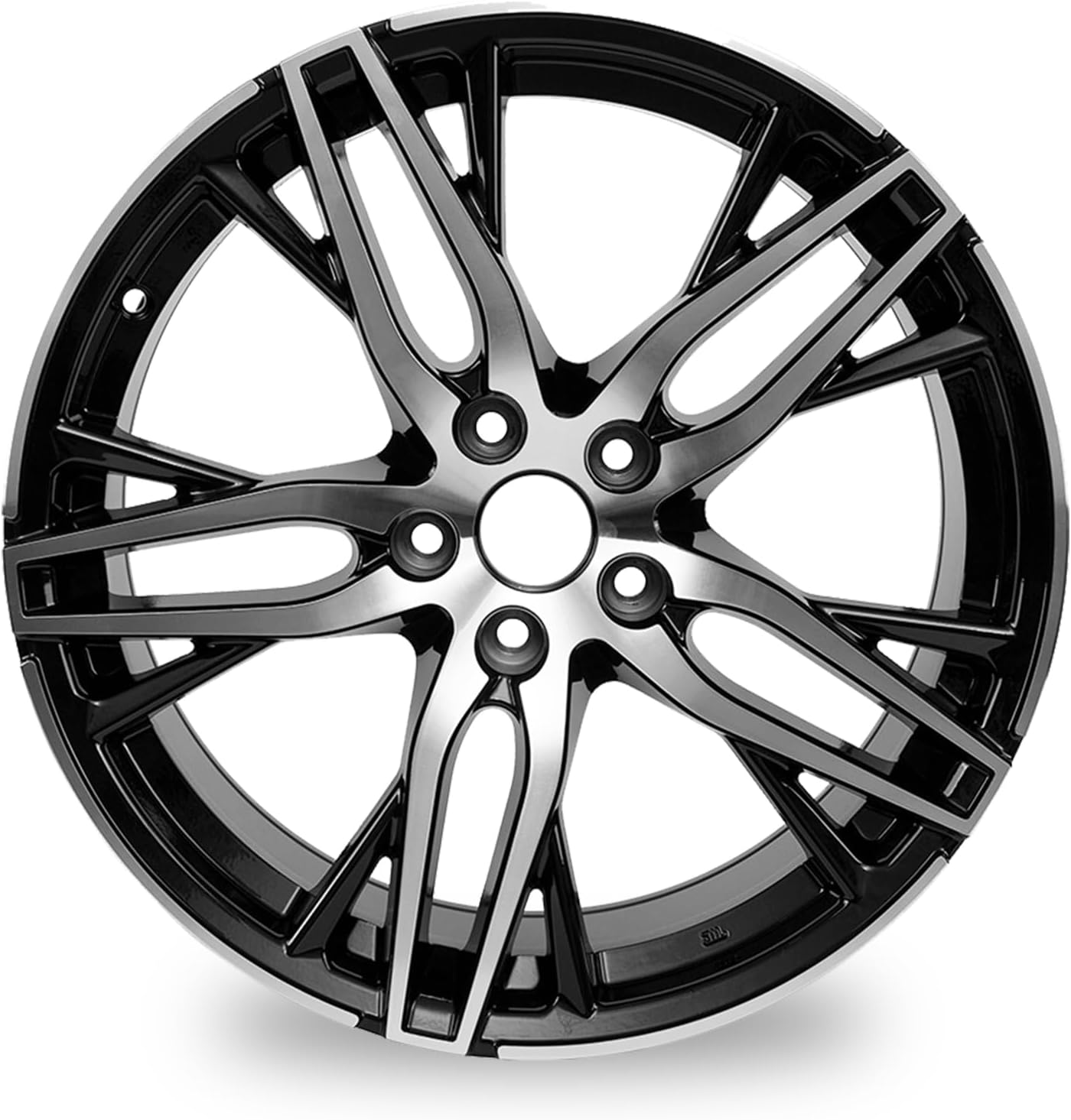 19" New 19x8.5 in wheel for Honda accord sport 2016 2017 2021 2022 machined black OEM Design Replacement Aluminum Alloy Rim （4pc）