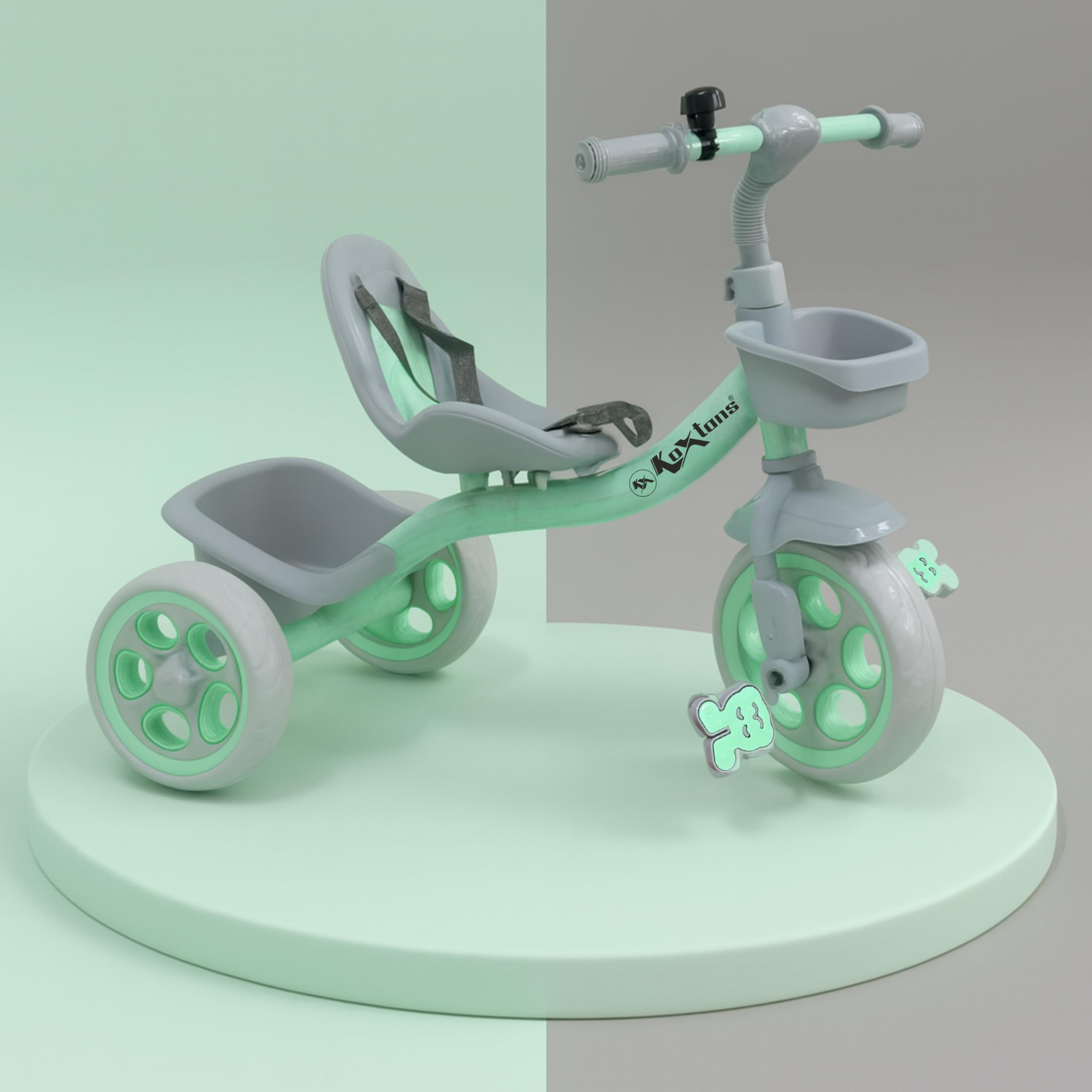 Tricycle for Kids, Tricycles for Kids 2 to 5 Years Boys and Girls, Cycle for 1+ Children, Bike with EVA Tech Wheels, Super, Sea Green-image-12