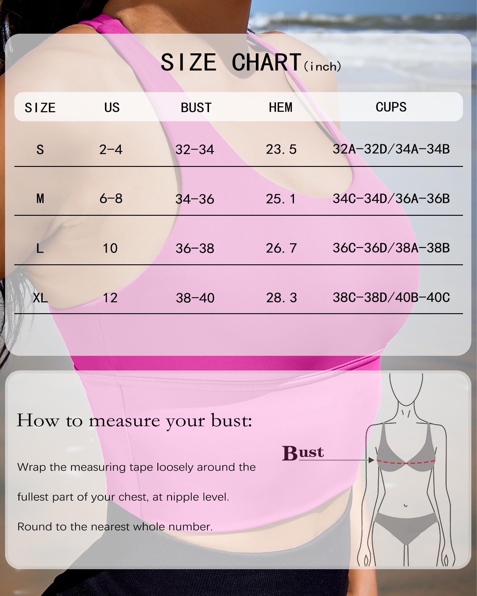 XUNYU Padded Acolchado Mujer