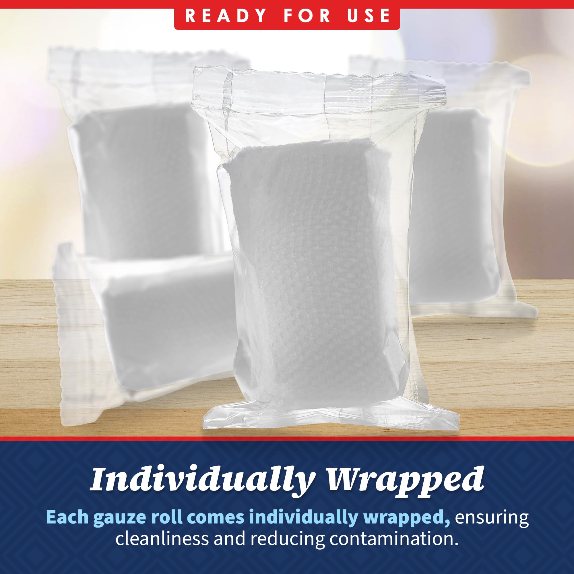 Gauze Bandage Rolls - (12 Pack) 2 in x 4.1 Yards Per Roll of Medical Grade Gauze Bandage and Stretch Bandage Wrapping for Dressing All Types of Wounds and First Aid Kit by MEDca, (2-Inch, 12 Pcs) — Amazon image 5