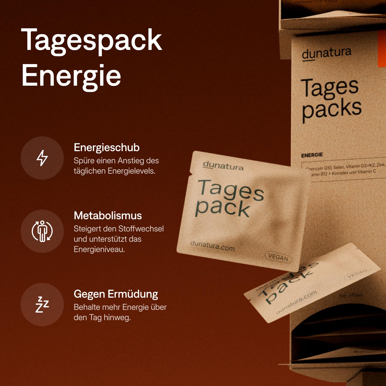 Energie Tagespacks - 28 Tagespacks - Energiestoffwechsel