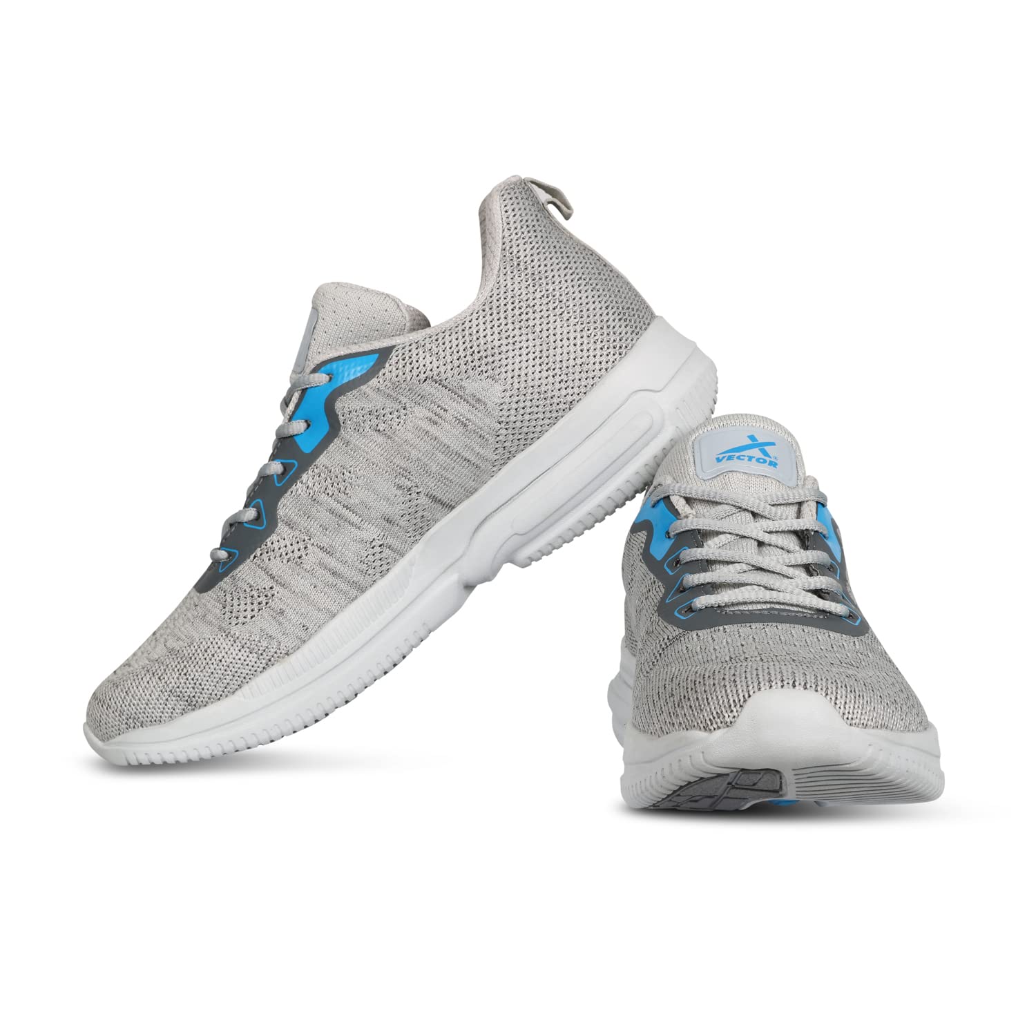 Vector X RS-1200 Running/Jogging/Walking Gym Unisex Laceup Light Weight Shoes Grey-Blue (B0BNDJBNM9) Amazon Price History, Amazon Price Tracker