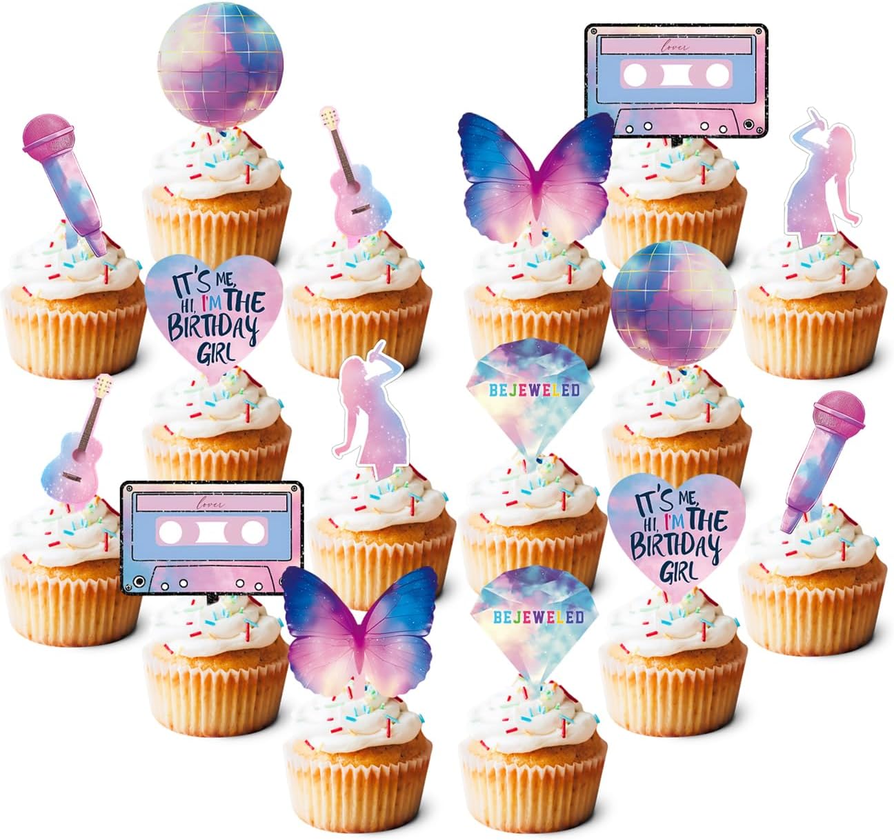 Music Cupcake Toppers Singer Cupcake Toppers Lover