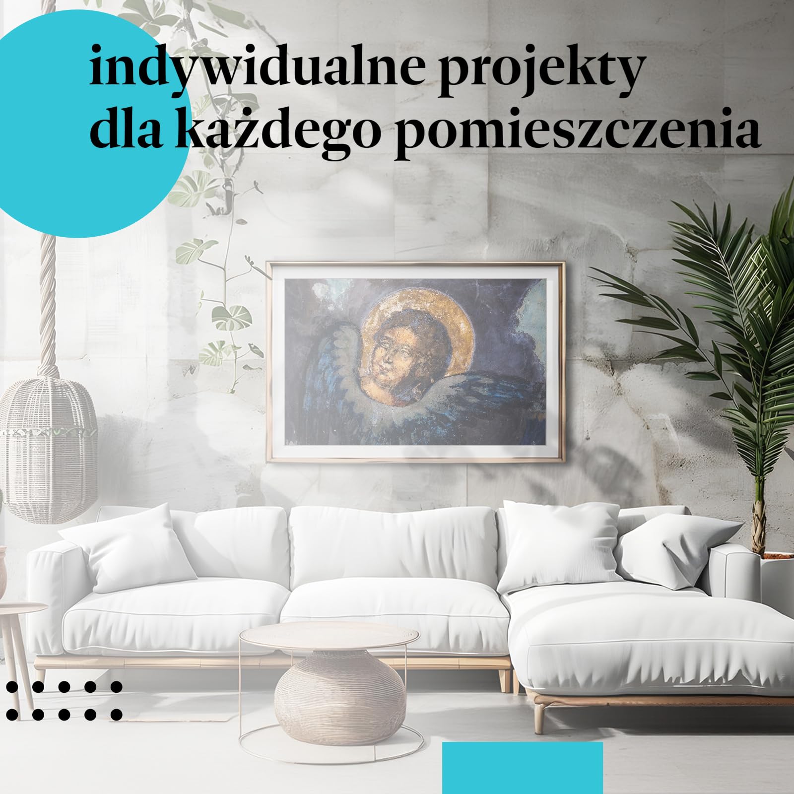 Postereck - 0998 - Anioł stróż, religia, Jezus, Bóg, kościół, sztuka. Wydruk, Druk, Sztuka Ścienna, Religia. - ekran - 100,0 cm x 75,0 cm