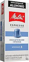 Capsula Melitta Descafeinado Intenso - Intensidade 8 - Compativel Nespresso