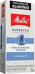 Capsula Melitta Descafeinado Intenso - Intensidade 8 - Compativel Nespresso