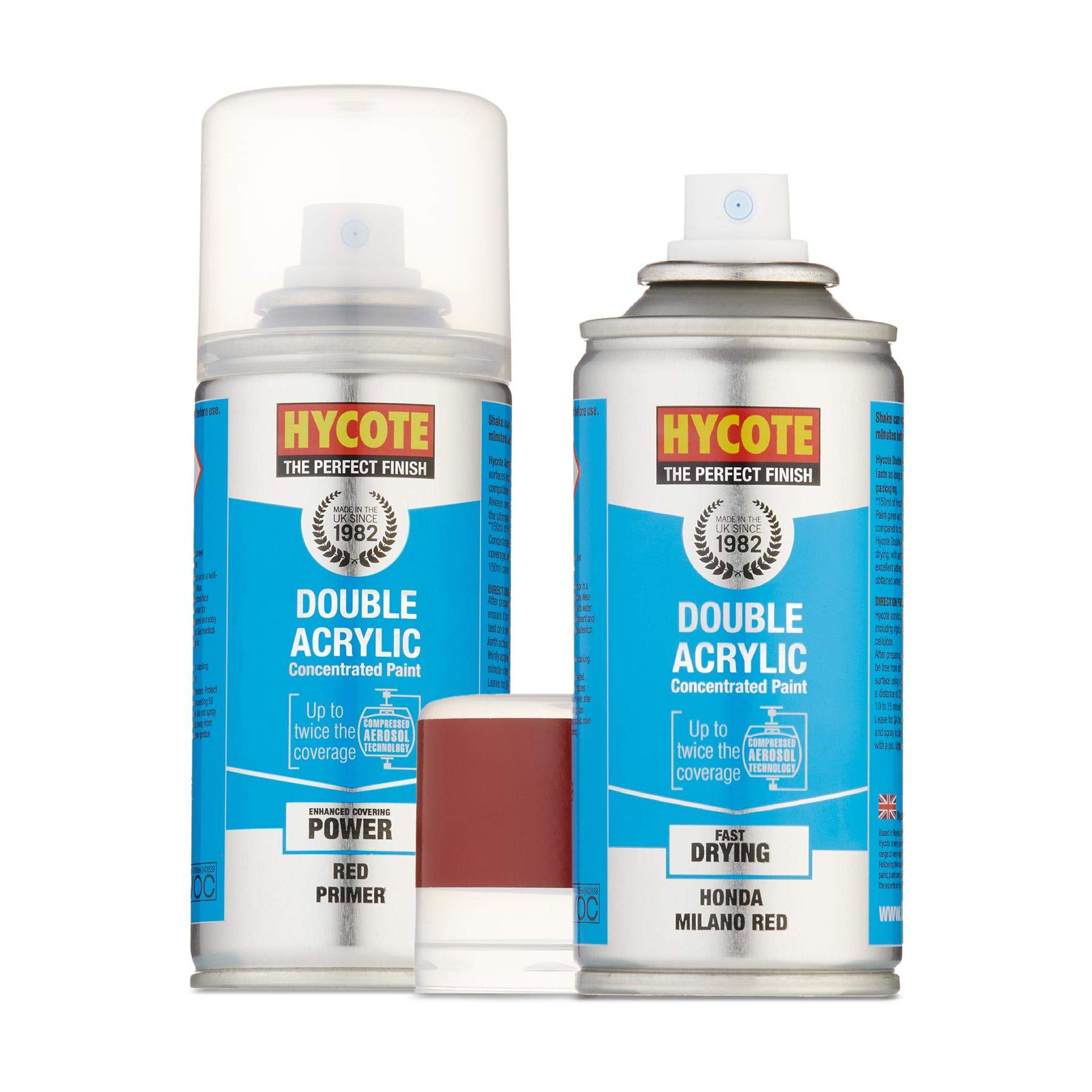 Buy Hycote Double Acrylic Honda Milano Red Spray Paint 150ml + Red