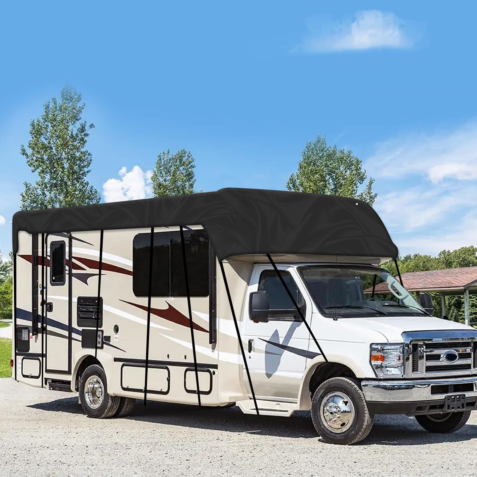 Hagelschutz Wohnmobil, 210D Oxford Dachabdeckung, 13.5x3.3m