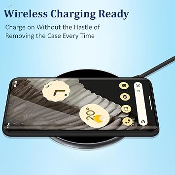 Silicone Case for Google Pixel 7 5G, Soft-Touch, Shockproof, DustProof, Protective Phone Cover for Google Pixel 7 5G Black