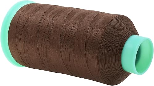 Miniatura 637 de Mandala Crafts Hilos de coser resistentes de nailon consolidado, hilo para tejer jeans de cuero, hilos de tapicería marina al aire libre, Beige