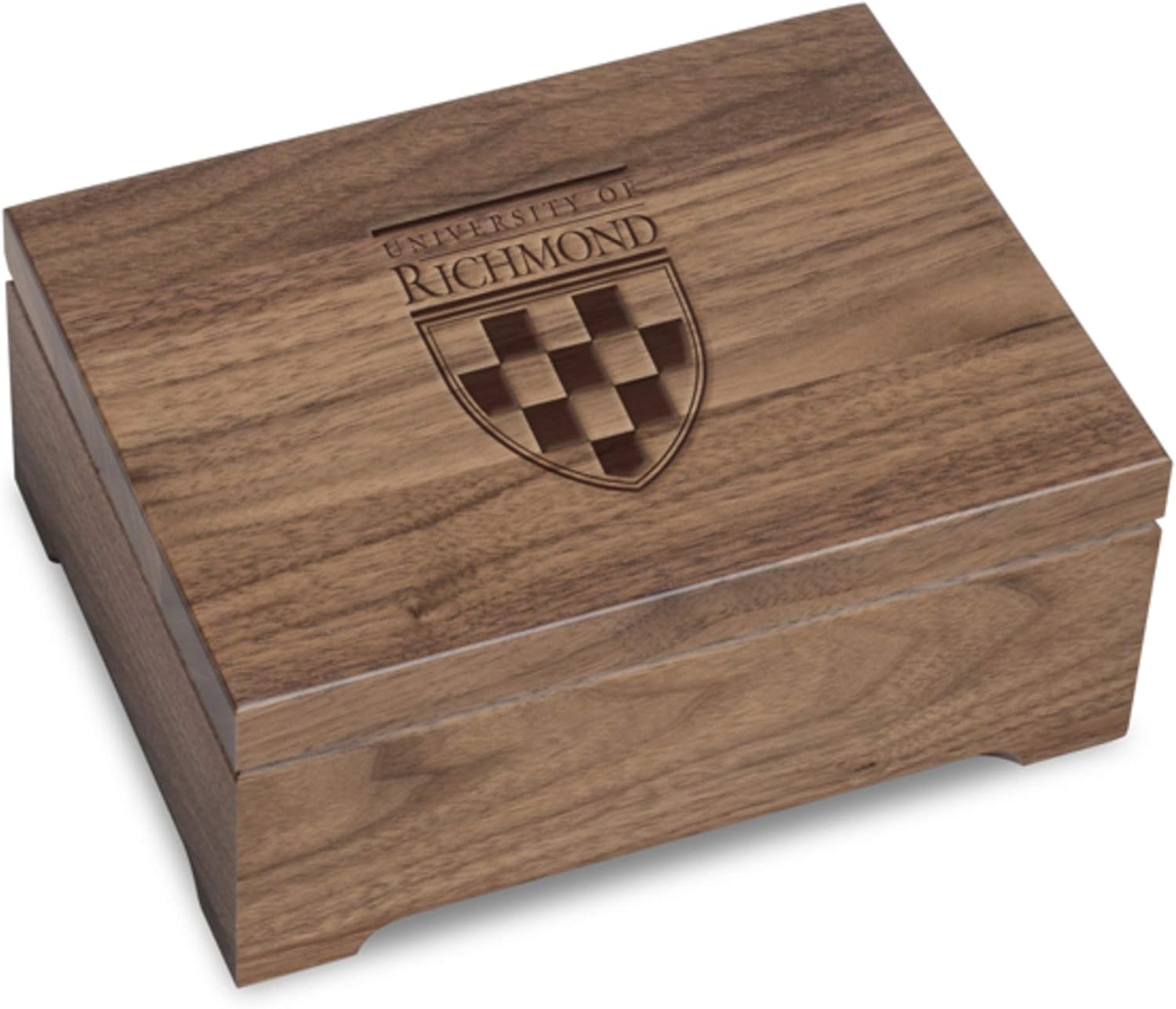 M. LA HART University of Richmond Solid Walnut Desk Box