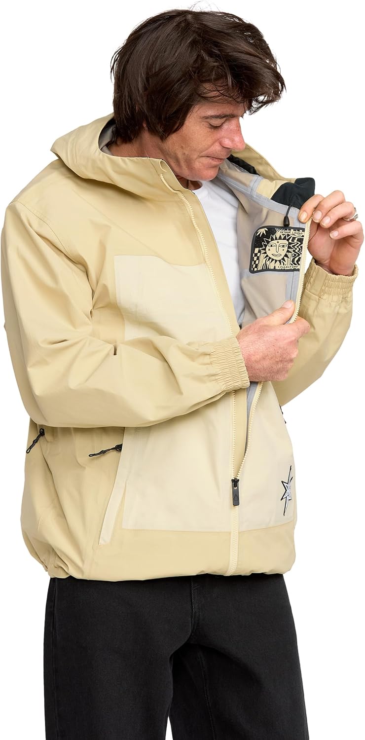 Volcom Men's Arthur Longo 20k 3l Snowboard Jacket - 2-layer Shell, Zip Tech®, Breathable Lining - Image 5