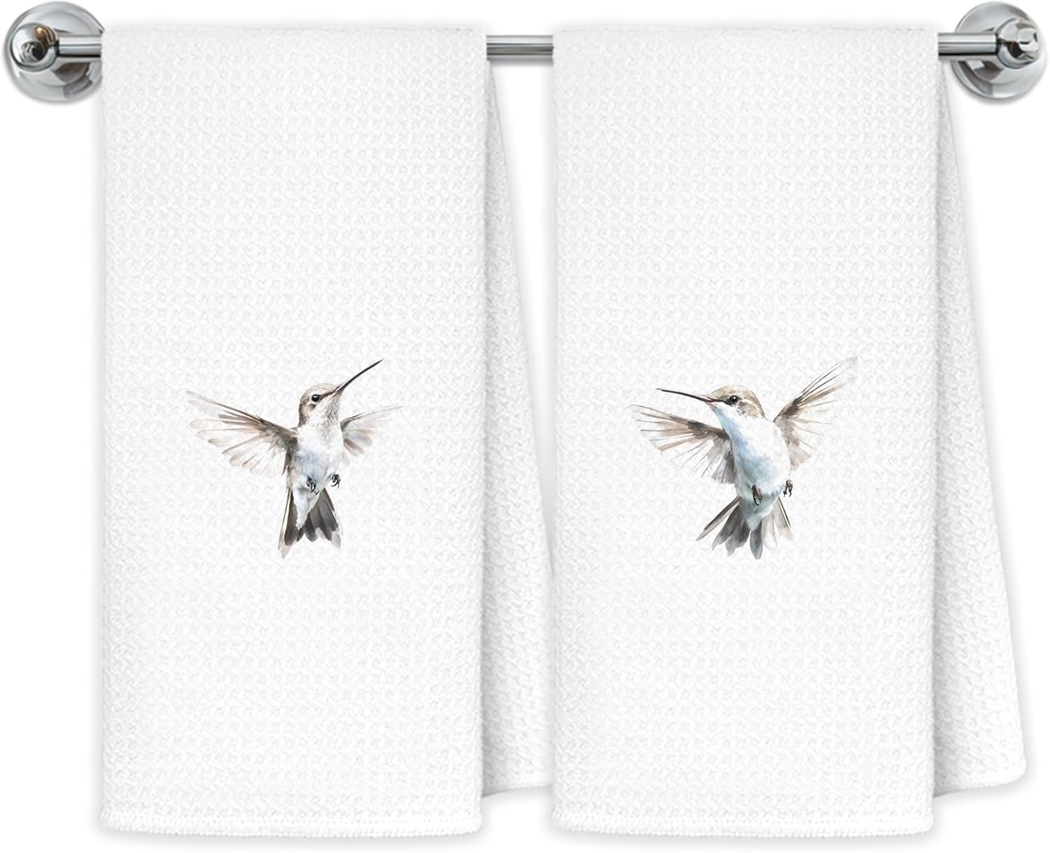 Hummingbird Bird Gifts for Women Decorative Kitchen Hand Towels for Bathroom Decor,16x24 Inch Set of 4