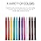 BONNIE CHOICE 12 Colors Matte Liquid Eyeliner Set, Colorful Neon Eyeliner Pencil Rainbow Waterproof Long Lasting Matte Colorful Milti-Functional Eyeshadow Pen Eye Makeup Christmas Day Gifts for Women