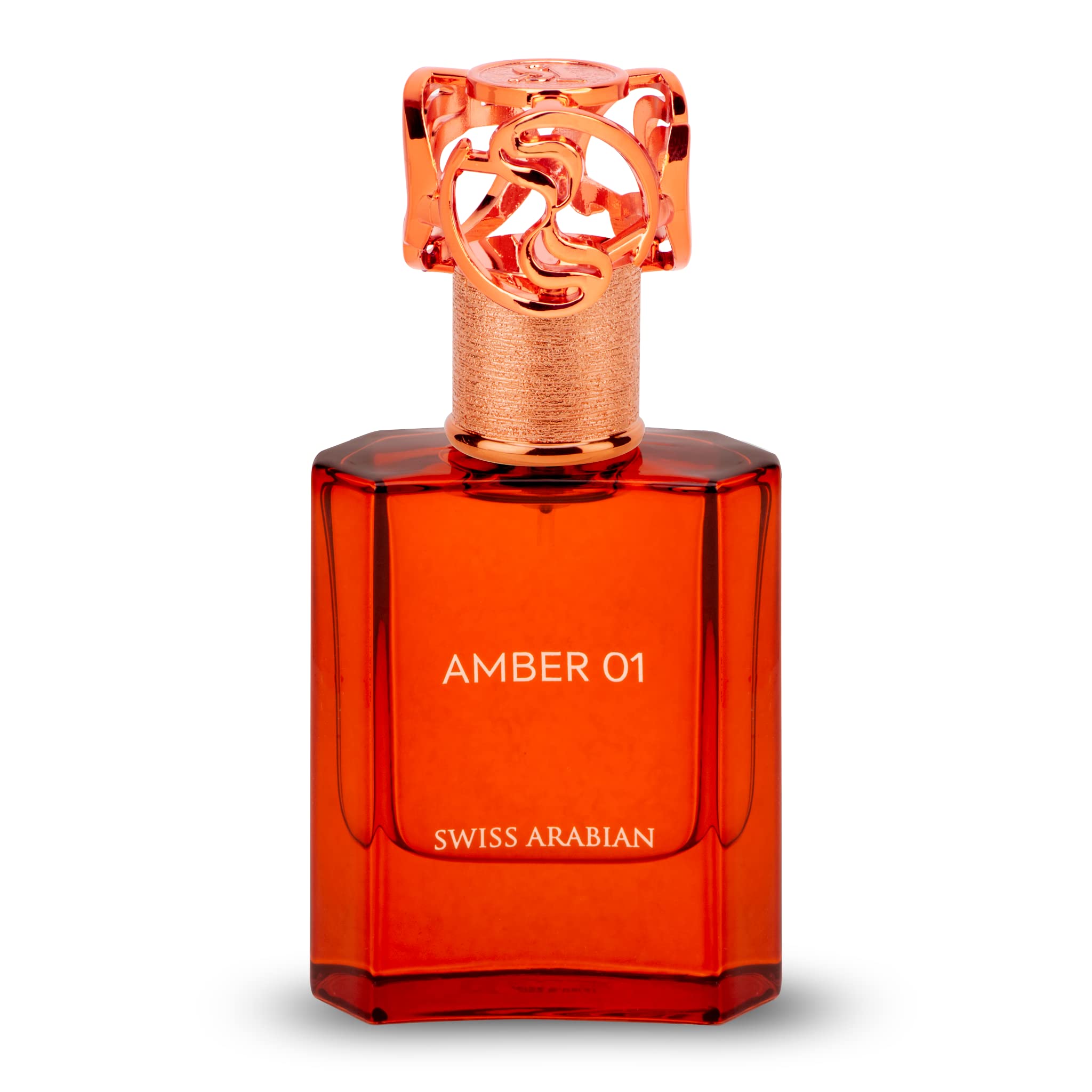 Swiss ArabianAmber 01 - Luxury Products From Dubai - Long Lasting, Addictive Personal EDP Spray Fragrance - Seductive Signature Aroma - 1.7 Oz