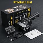 Electric Grill Brush, Cordless Rechargeable Grill Cleaning Brush 1500RPM, Max 180-Min Runtime, Electric Grill Cleaner for Outdoor Stainless Steel Cast Iron Grates, BBQ Gift for Men Father Husband