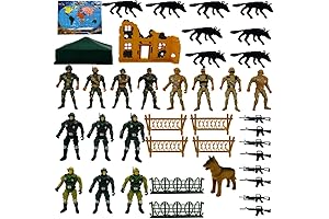 14-piece Battle Droids Minifigures with Accessories - Military Toys Playset for Boys