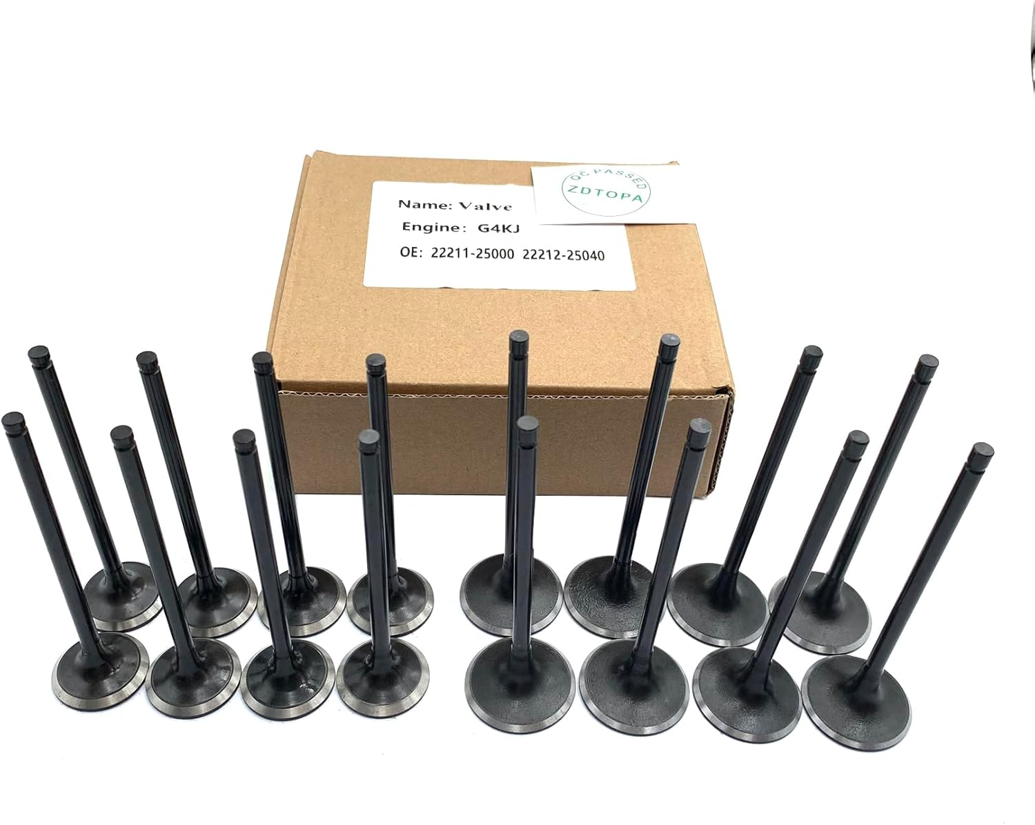 2.4L Engine Intake & Exhaust Valve 22211-25000 22212-25040 Replacement for Hyundai Kia 2.4L GDI G4KJ Engine