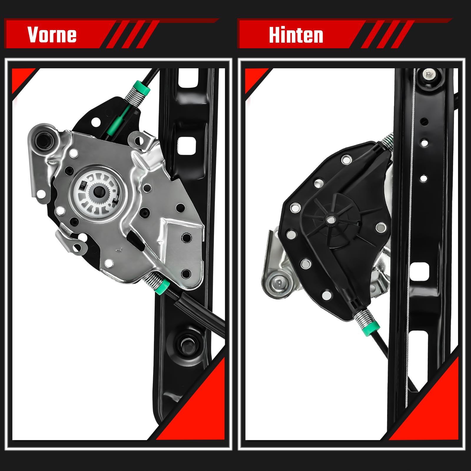 Alzacristallo anteriore sinistro compatibile con BMW serie 3 E46 316 318 320 323 325 328 330 berlina Kombi 1998-2005 51337020659 51330018129 7020659 5138212121209 7 8211 2097