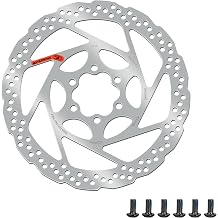 140mm 160mm 180mm Bike Disc Brake Rotor with 6 Bolts, Bicycle Brakes Rotors, Vacuum Coating Technology, Center Hole Distance 44mm, for MTB Mountain Road Bikes BMX 1pc, 160mm