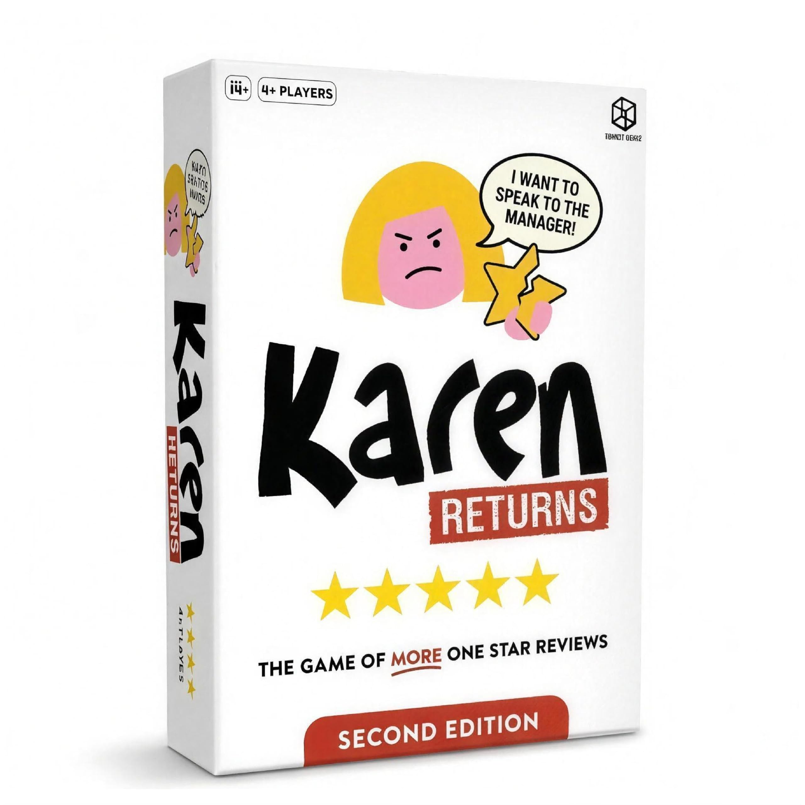 Karen Returns: Hilarious Bluff & Guess Game of Real One-Star Reviews, 14+