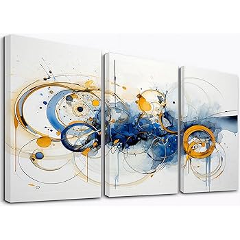 抽象画　絵画(ブルー) アートパネル 1061c58411301ec43d74e33c2527ab