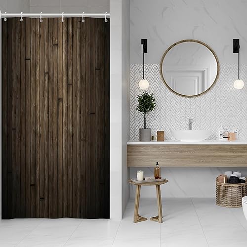 Miniatura 147 de Baocicoo - Cortina de ducha de abeja de miel, diseño de abeja de caricaturas, pista voladora, rústica, floral, para baño, decoración de bañera