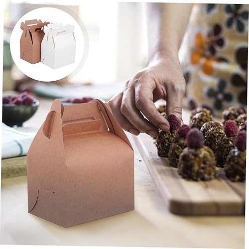 Miniatura 6 de Hohopeti 10 Pcs cake kraft paper Food Treat Case Cupcake Carriers Holder cupcake cases cupcake container Muffin container Donuts container candy