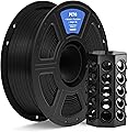 ELEGOO PETG Filament 1.75mm Black 1kg, Dimensional Accuracy 3D Filament ±0.2mm, Spool 1kg (2.2lbs) Compatible with Most FDM Printers