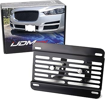 Amazon.com: iJDMTOY No Drill Front Grille Mesh Mount License Plate