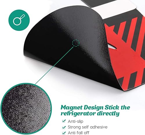 Miniatura 4 de D-FantiX Christmas Gnomes Magnet Set, 21 Pcs Refrigerator Fridge Magnets Strong Swedish Tomte Gnome Holiday Scandinavian Magnetic Christmas