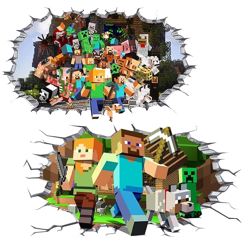 Minecraft Wall Decals Minecraft Characters Peel & Stick Wall Decals — free download