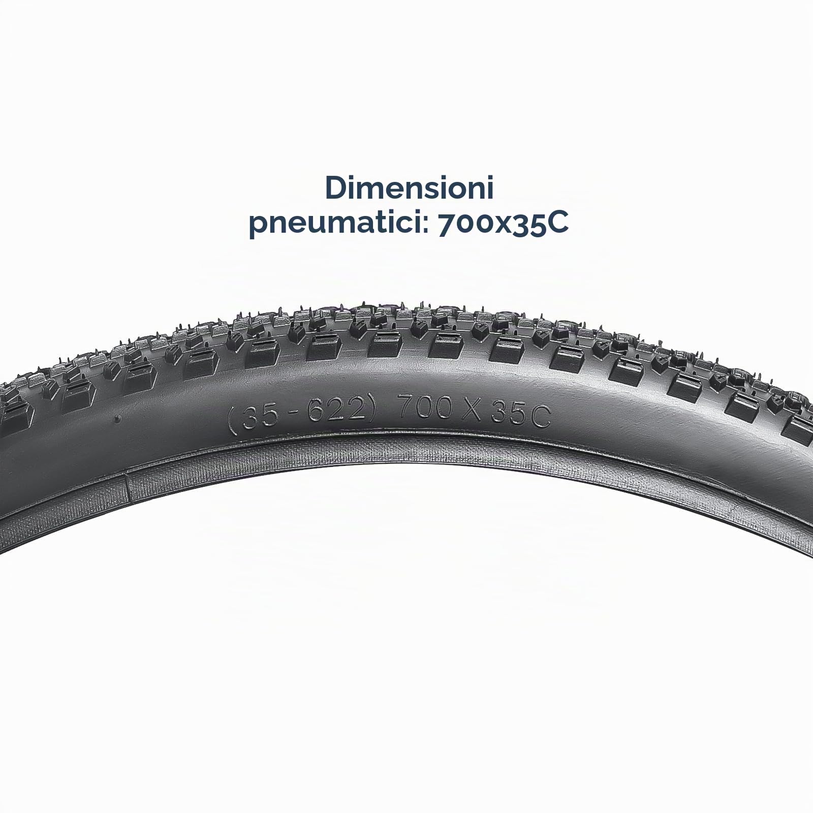 YunSCM 2 pneumatici per bicicletta in nylon 60TPI antiforatura, 28", 700 x 35C, 28 x 1,40, rivestimento 35-622, compatibili con città, strada, sci di fondo, mountain bike, 700 x 33C, 35C, 36C, 37C