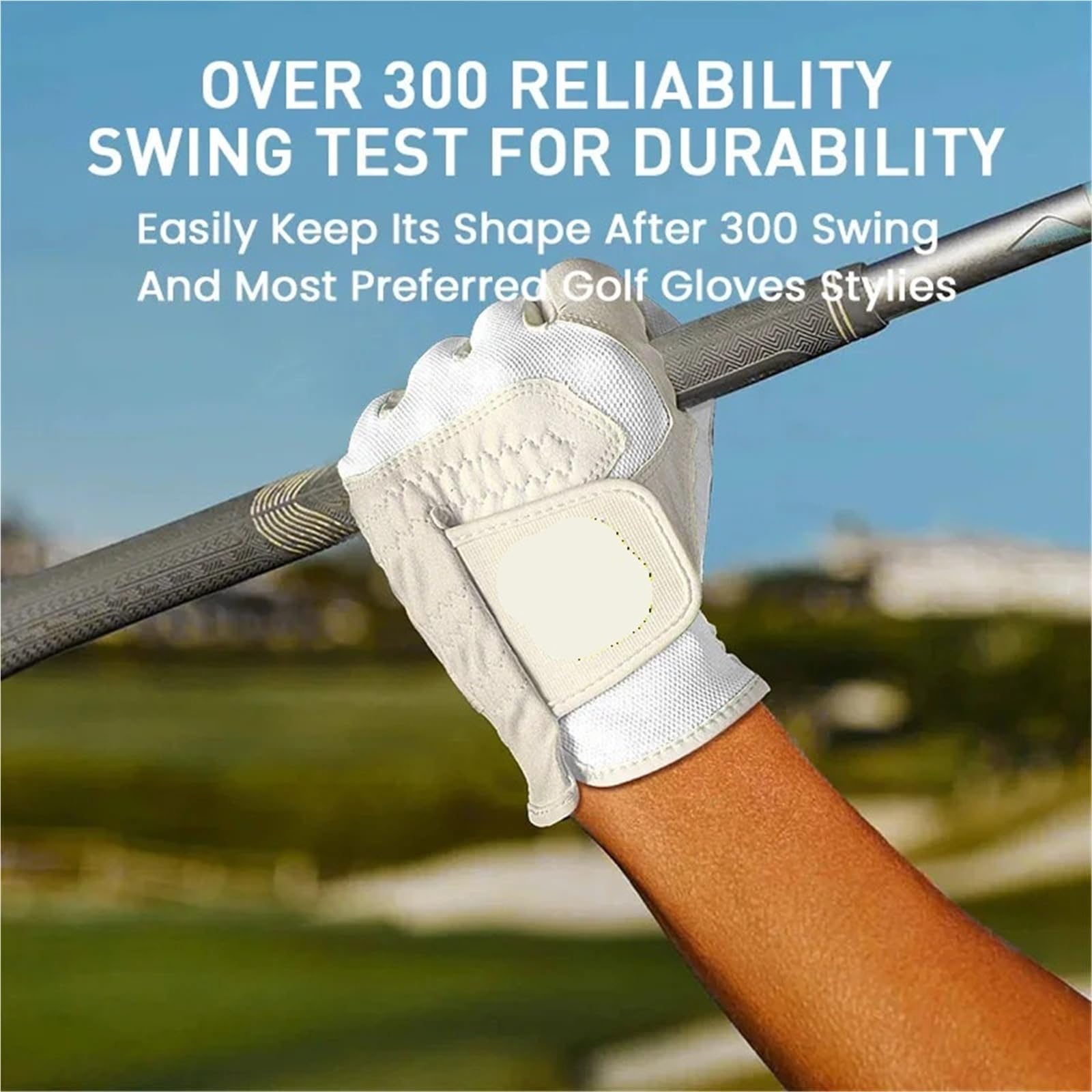 Damen Golfhandschuhe Linke Hand für Rechtshänder Golfer Mikrofaser Allwettergriff für nasse, heiße & kühle Bedingungen