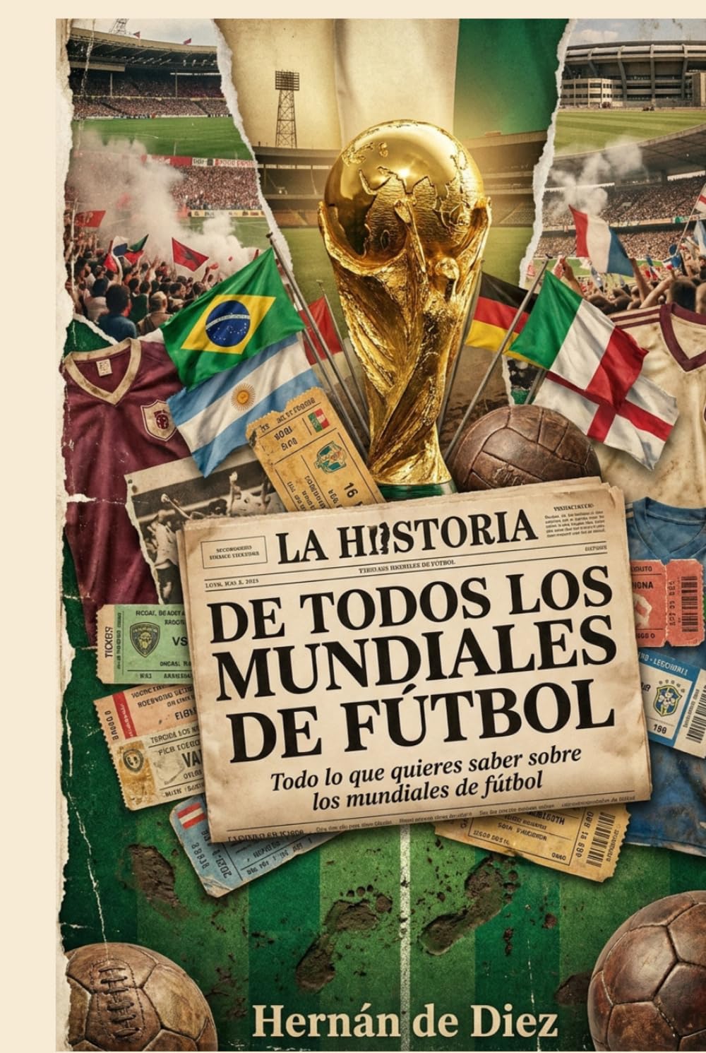 LA HISTORIA DE TODOS LOS MUNDIALES DE FÚTBOL: Todo lo que quieres saber sobre los mundiales de fútbol, desde Uruguay 1930, hasta Qatar 2022. (LA HISTORIA DEL FÚTBOL)