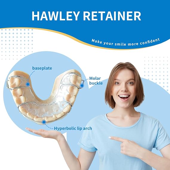 Hawley Teeth Retainers for Adults (Clear)